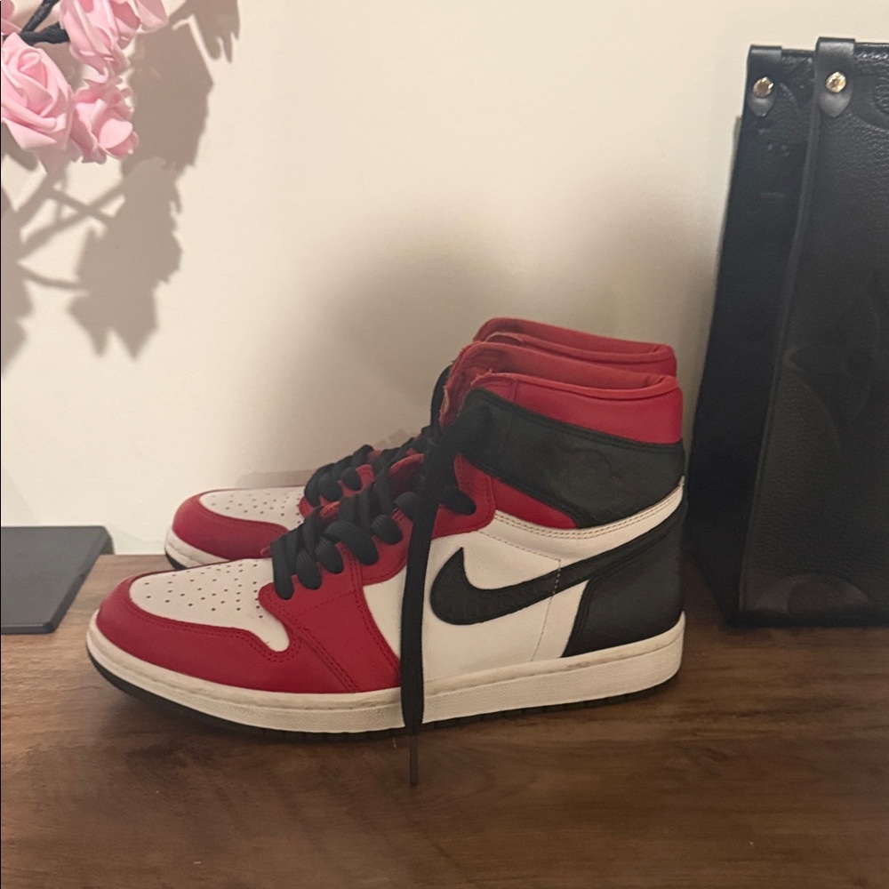 Red White Black Jordan 1